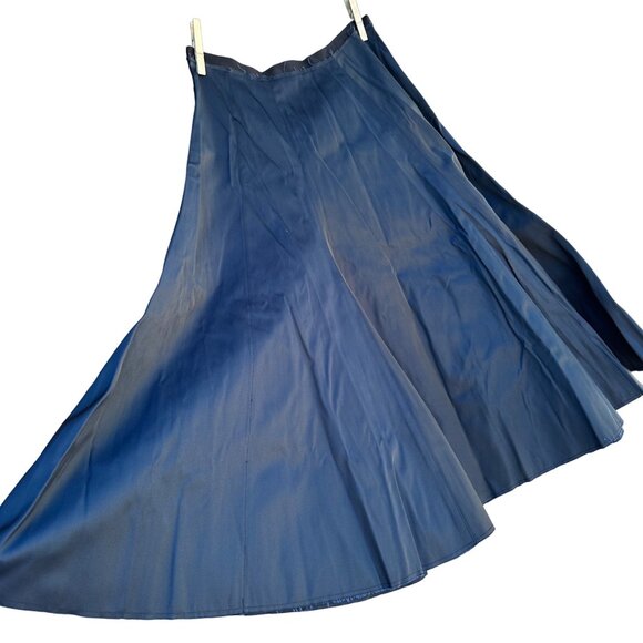 Elizabeth and James Ellen Custom Tech Twill Navy Blue Skirt Size 4 - Picture 4 of 9